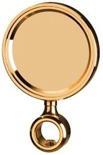 Round Medallion, goldplated