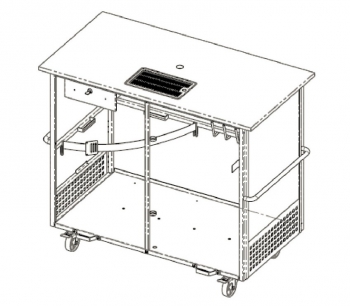 Beer cart with drip tray (300x180)